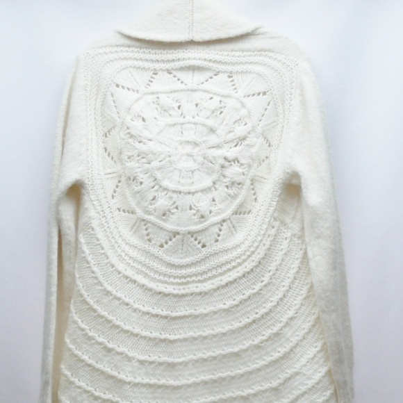 Dolce Stella Sweaters - Dolce Stella Open Cardigan Sweater Mandala Knit